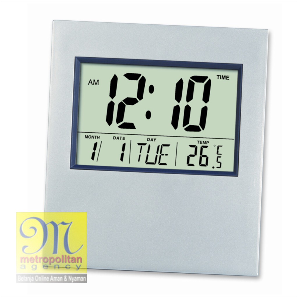 Harga Spesial Diskon JAM DIGITAL meja Dinding LCD Clock Kenko
