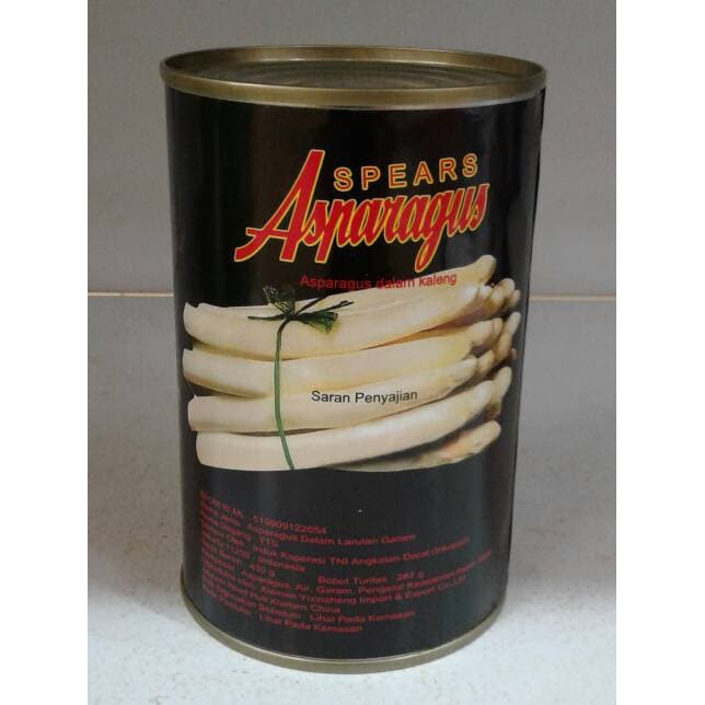 TTS Canned Asparagus Spears 430g / Asparagus Panjang Spear Kaleng