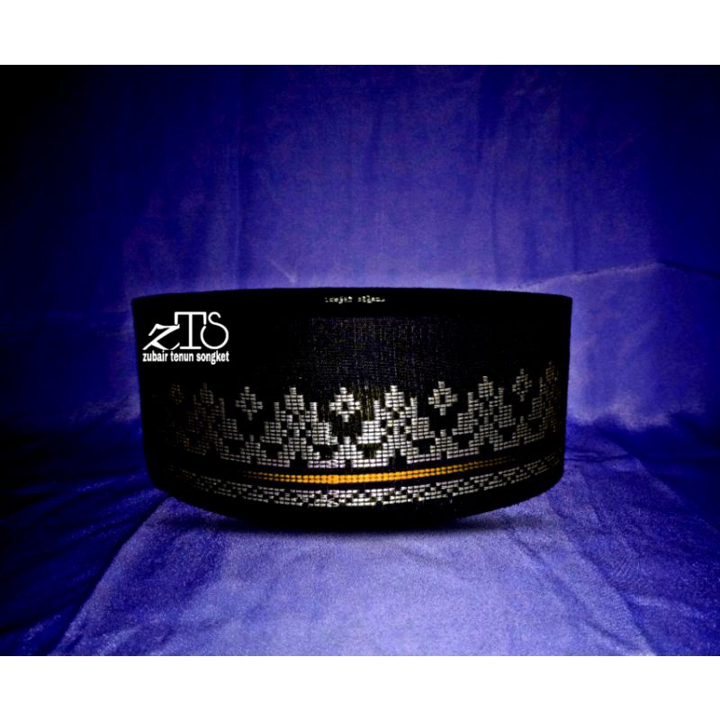 PECI HITAM SONGKET MEDAN MOTIF CEREK UNTUK SHOLAT PRIA BANYAK WARNA DEWASA SAMPAI ANAK²