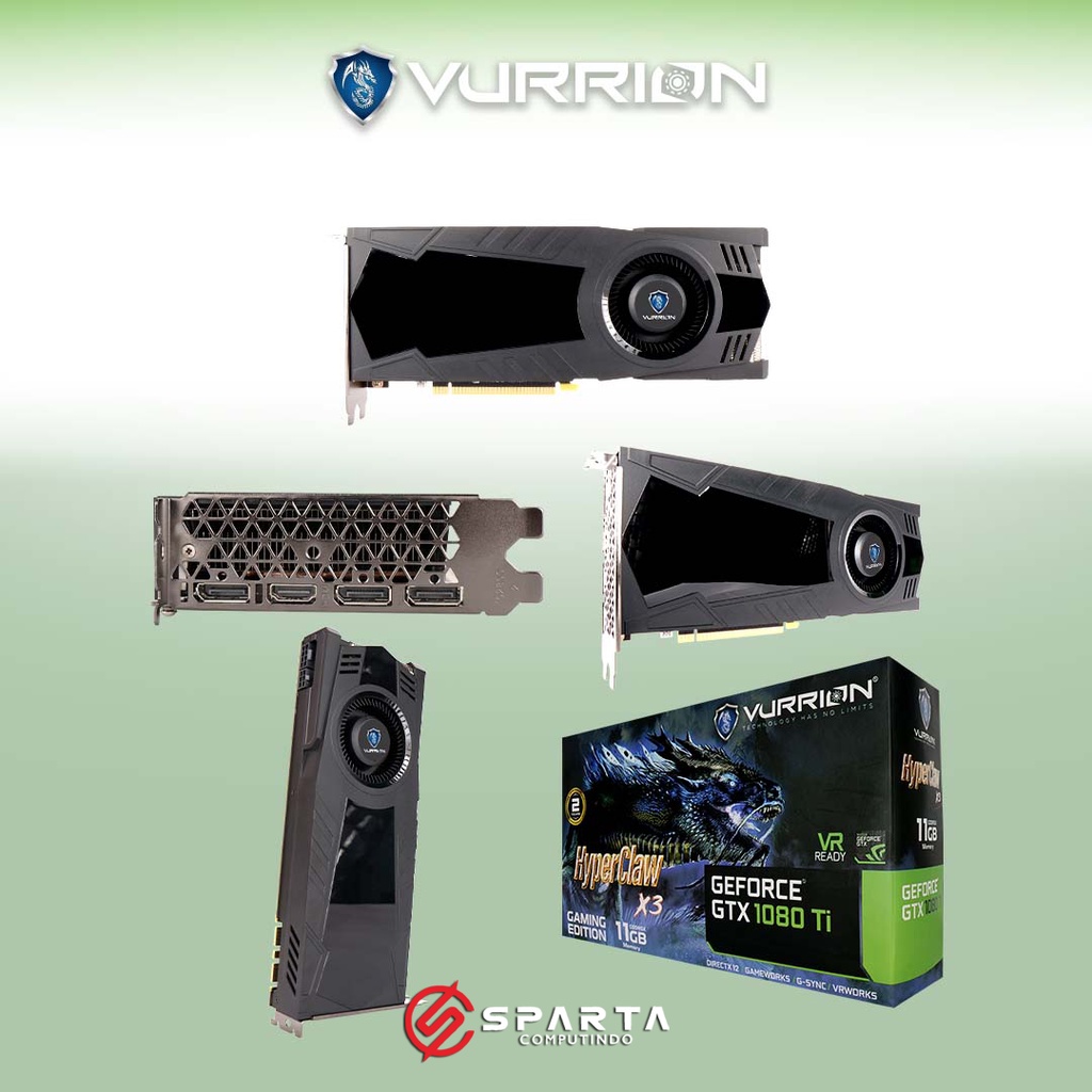 VGA Card Nvidia Geforce GTX 1080Ti 11GB GDDR5X Vurrion New Garansi Resmi