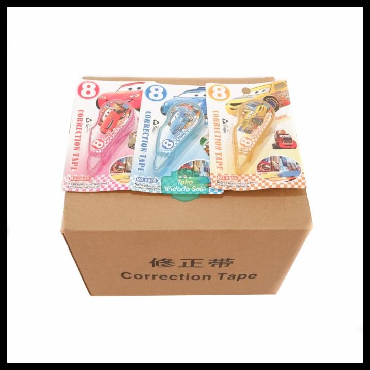 

Tip Ex Kertas Mini Fancy Cars 0849 Correction Tape Tipex 48 Buah