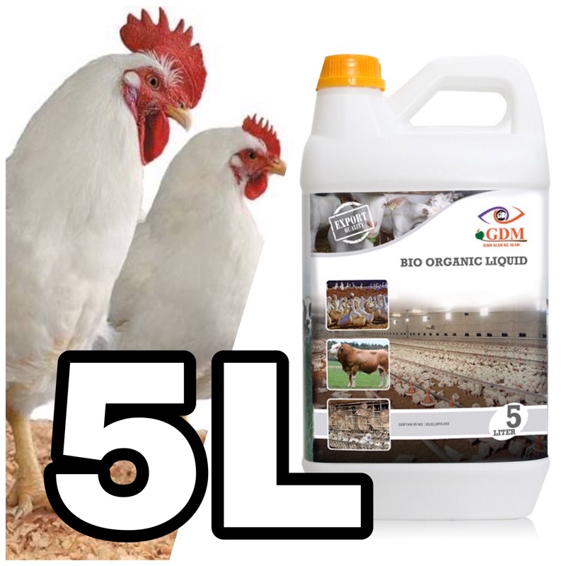 GDM Suplemen Organik untuk ternak 5 Liter