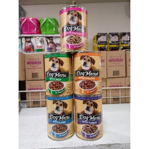 DOGFOOD DOG MENUE DOG MENU MAKANAN ANJING BASAH KALENG PET