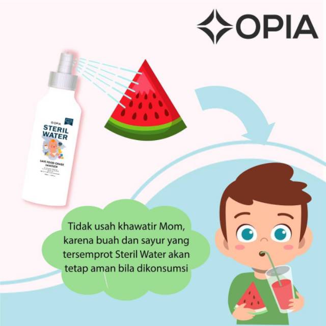OPIA STERIL WATER 475ml Safe Food Grade Sanitizer