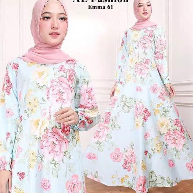 bx37 84 - baju gamis wanita - gamis jeans - gamis katun - gamis rayon jumbo a6fp