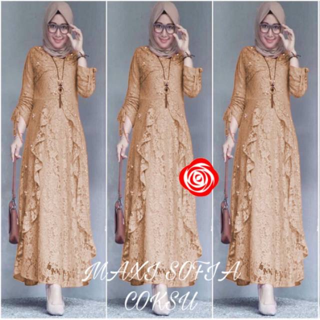 [. MAXI SOFIA BRUKAT. COD GRATIS ONGKIR SFN ]