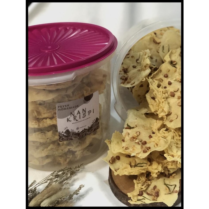 Peyek Kacang, Peyek Rebon (Toples 5 Liter)