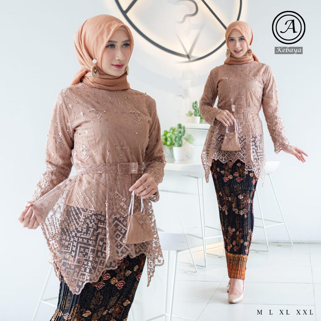 Kebaya Sahara Tulle / Kebaya Modern / Kebaya Wisuda / Kenaya Pesta / Kenaya Kondangan / Kebaya