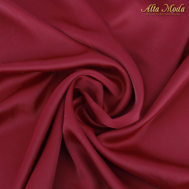 

Alta Moda Satin Furing Bentley Maroon (1M)