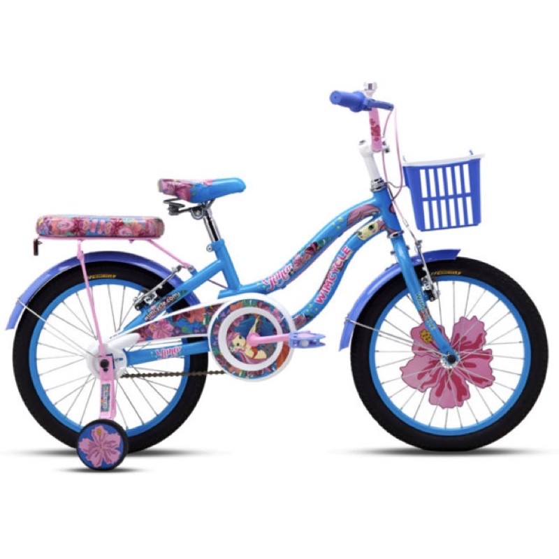 SEPEDA MINI ANAK PEREMPUAN WIM CYCLE YUNA 18 INCH BLUE