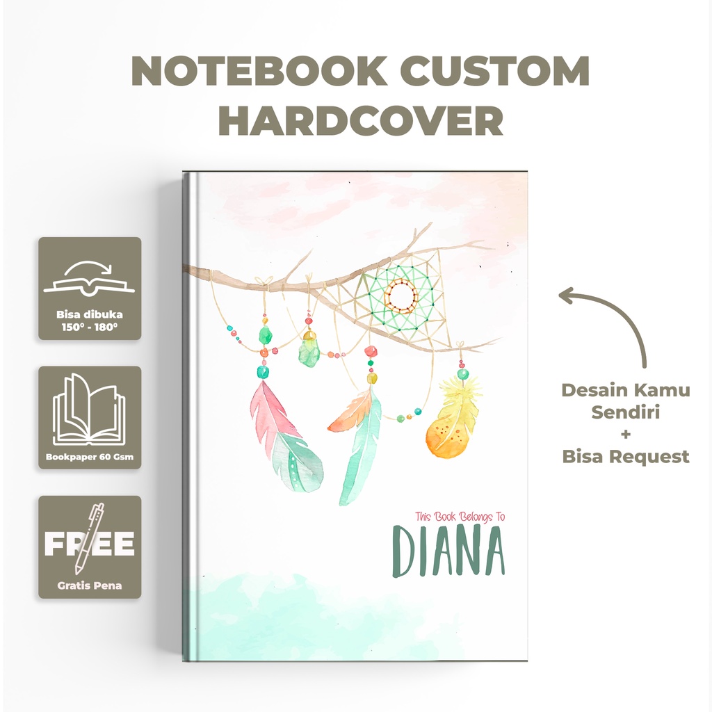 

Notebook Totebook ESTETIK Custom Notebook / Planner / unik / notebook custom / notebook keren