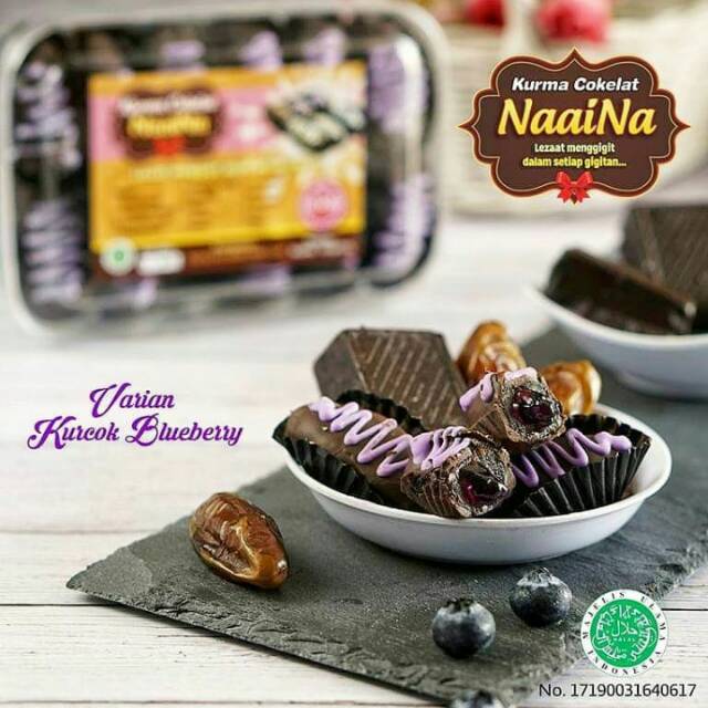 

Kurma cokelat varian blueberry