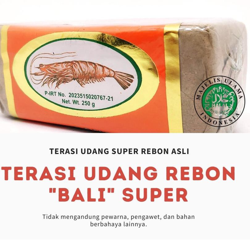 

(Terbaik) Bali Super Terasi Udang Rebon 250g