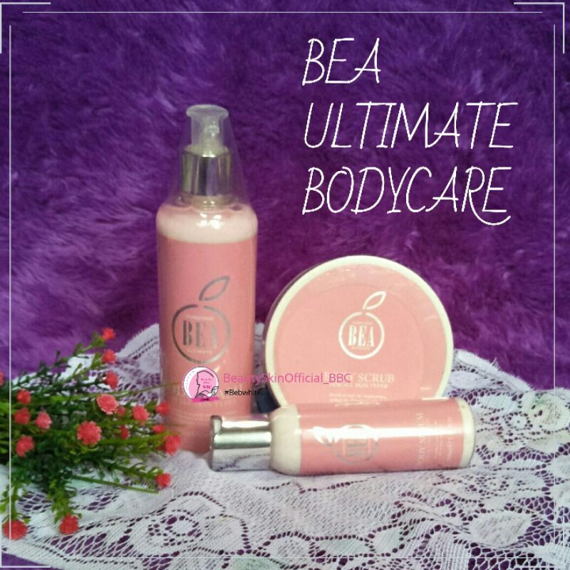 BEA ULTIMATE OURCITRUS PAKET BODY SCRUB BODY WASH BODY SERUM KANDUNGAN COLLAGEN GLUTATHION