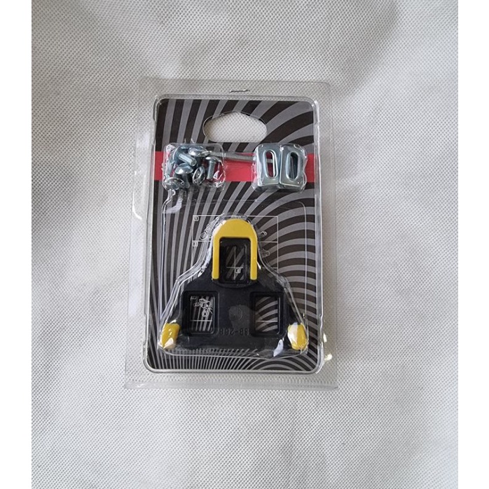 Cleat Pedal SPD SL Cleat Sepatu Sepeda Roadbike Hitam Kuning