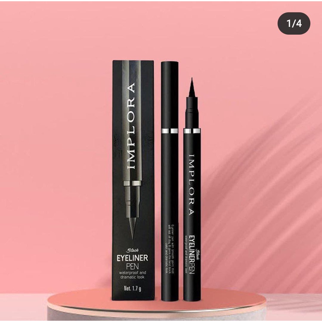 ❤️ Cloudy ❤️ Implora Eyeliner Pen Black Original 100%