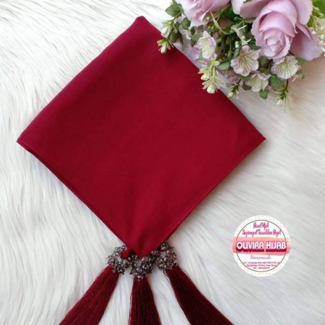 Hijab Voal Tassel Kristall//Hijab HomeMade