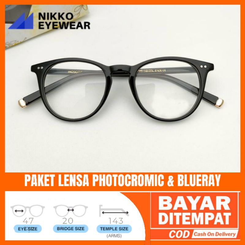 Paket Kacamata CB JARED Lensa Antiradiasi Photocromic Blueray