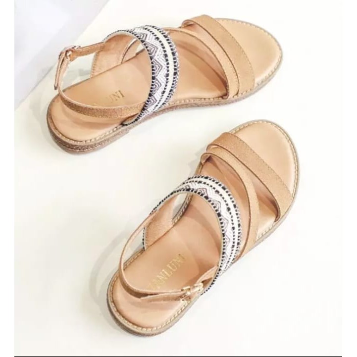 WEDGES SANDAL WANITA KOREA / SANDAL WANITA BATIK 7678