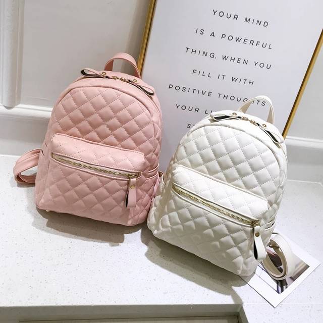 Tas Mini Backpack fashion simpel woman pillow