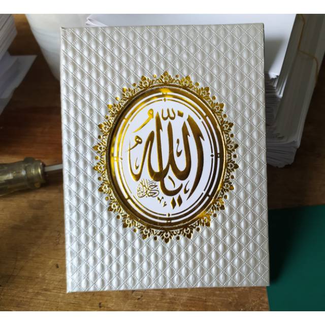 Cover yasin RCP diamond Abu-abu punggung standar