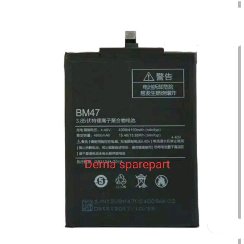Batray Baterai Xiaomi Redmi 3 Redmi 3S Redmi 3 Pro Redmi 4
