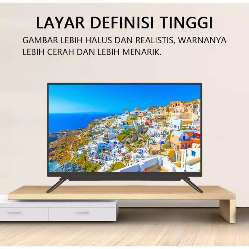 SUPER PROMO TV LED DIGITAL 21 INCH SUPPORT USB-HDMI-VGA-AV-DC