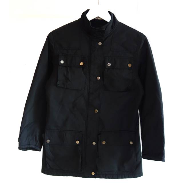 BURBERRY London Original Jaket Coat Hitam Second Branded Preloved