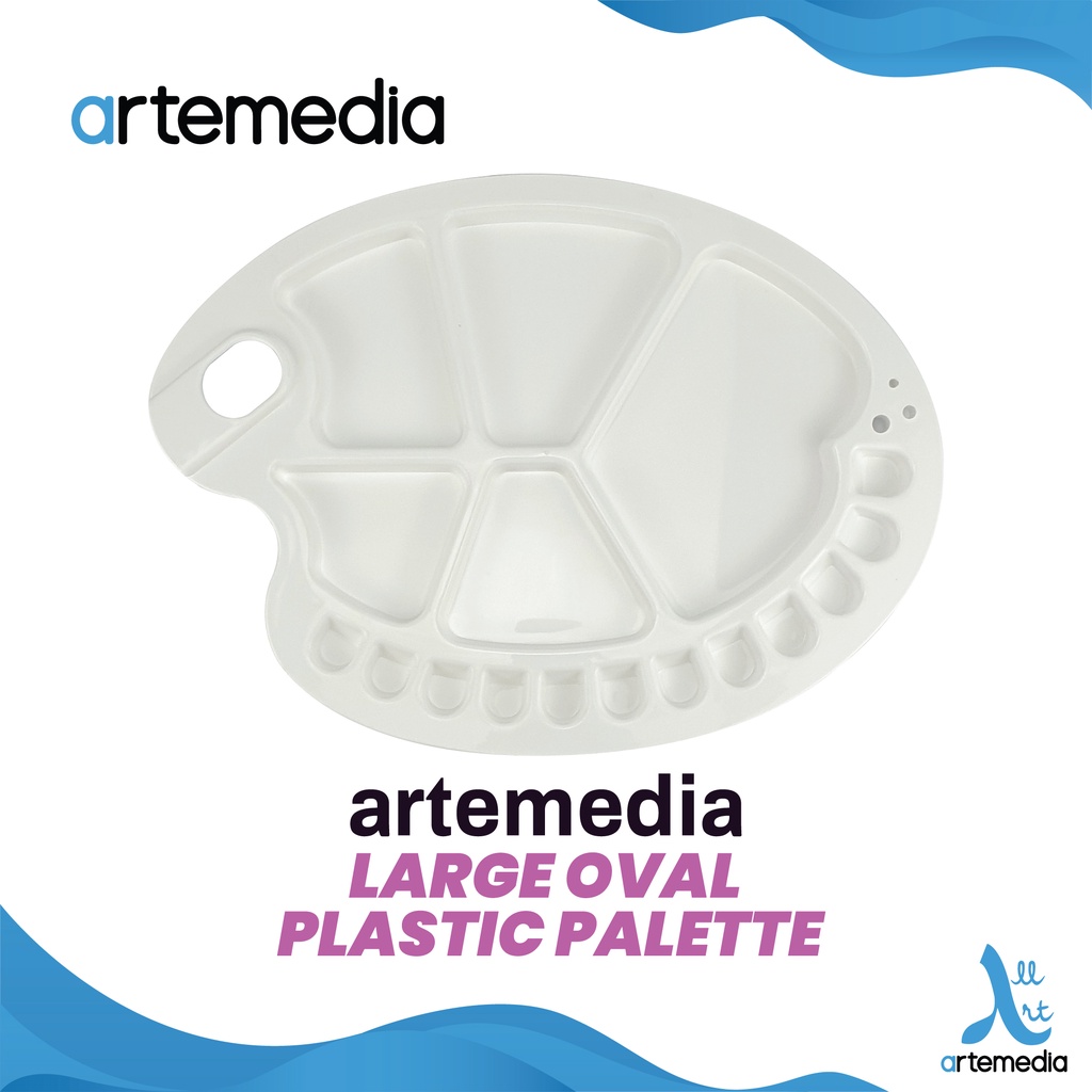 

Artemedia Oval Plastic Palette