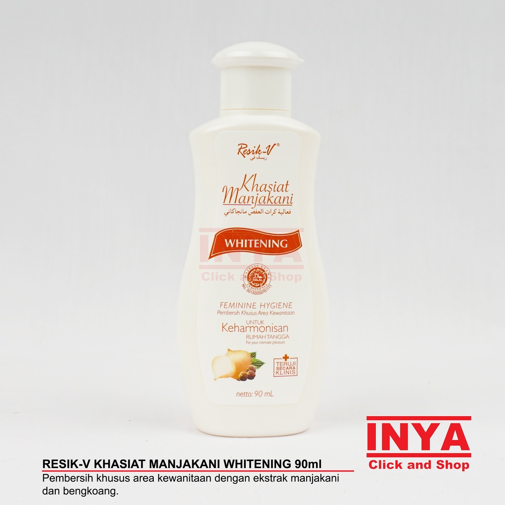 RESIK V KHASIAT MANJAKANI WHITENING 90ml - Feminine Hygiene