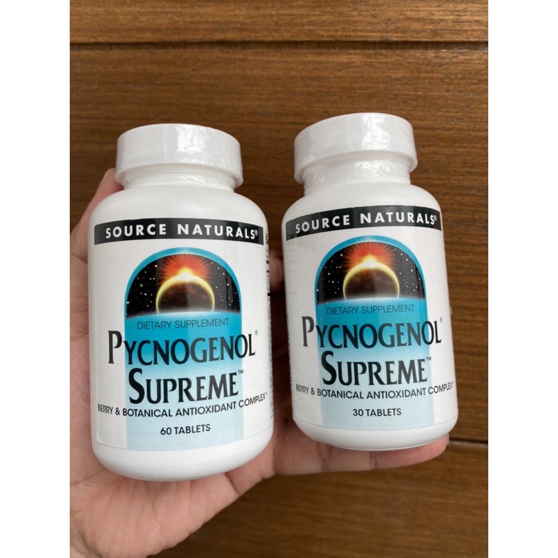 Source Naturals Pycnogenol Supreme 30 60 Tablets