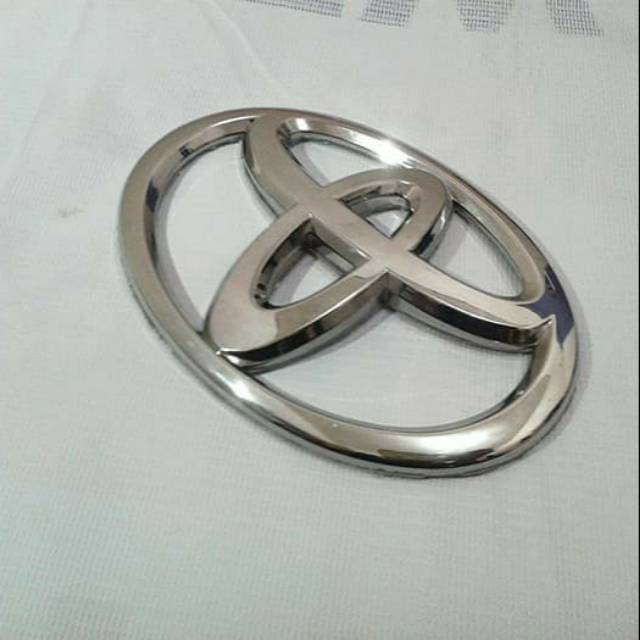 Emblem Toyota / Logo Toyota Agya Chrome (Pengganti logo Burung)