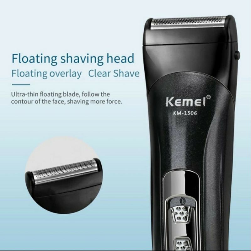 Hair Clipper Kemei KM - 1506 / Alat Cukur Rambut Kemei KM - 1506 3 in 1 / Mesin Cukur Kemei