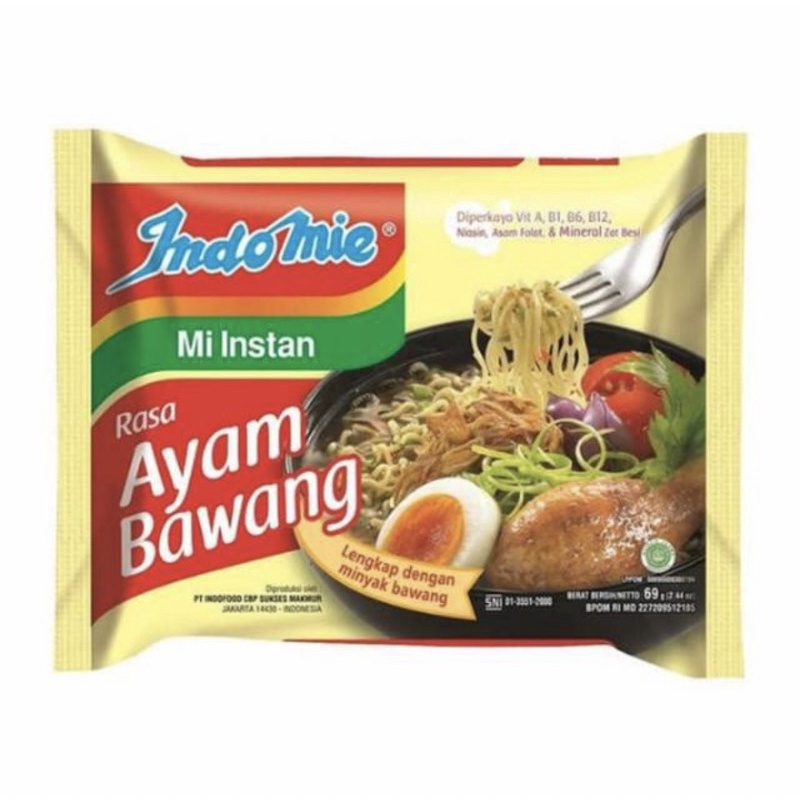 

Indomie Rasa Ayam Bawang 69 gr