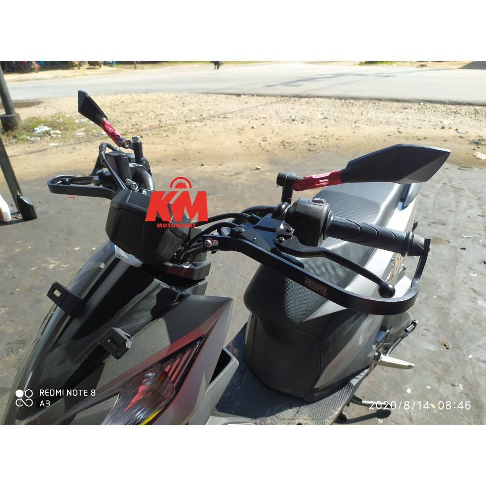 Proguard Tulang Besi Full CNC Handguard Universal Semua Motor R15 Vixion KLX Byson Ninja R25 Trail