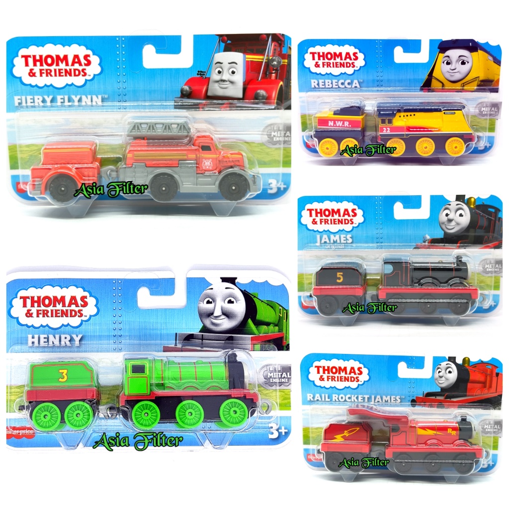 Jual Thomas And Friends Metal Engine Push A Long - Rail Rocket James ...