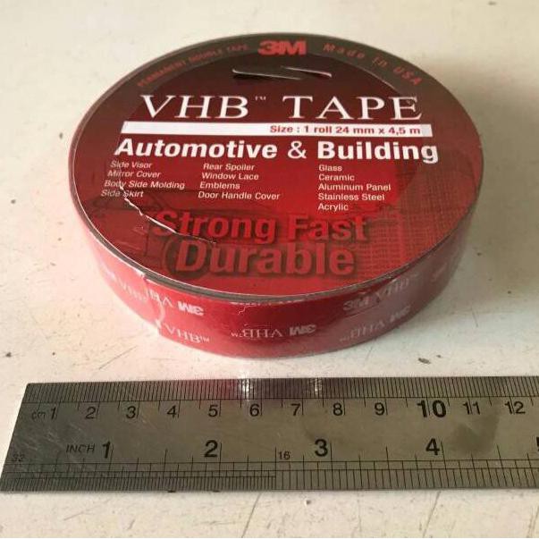 

[[BISA COD]] Double tape 3M VHB Original Size : 24mm x 4.5 mm FREE ONGKIR Kode 74