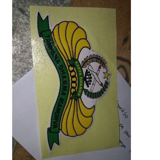 

stiker timbul logo resimen yudha putra ppm pemuda panca Marga