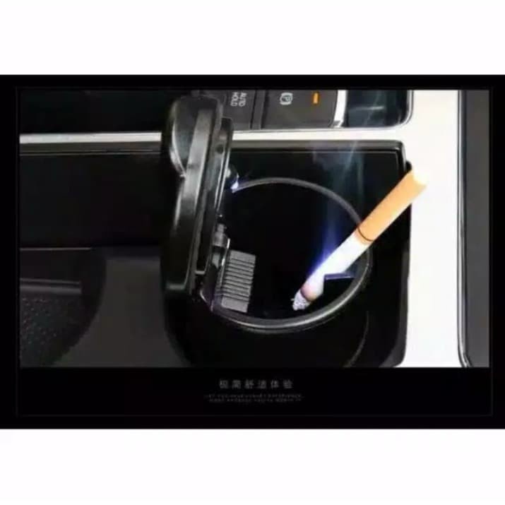 Trend-ASBAK MOBIL LED / HOLDER TEMPAT COIN MOBIL