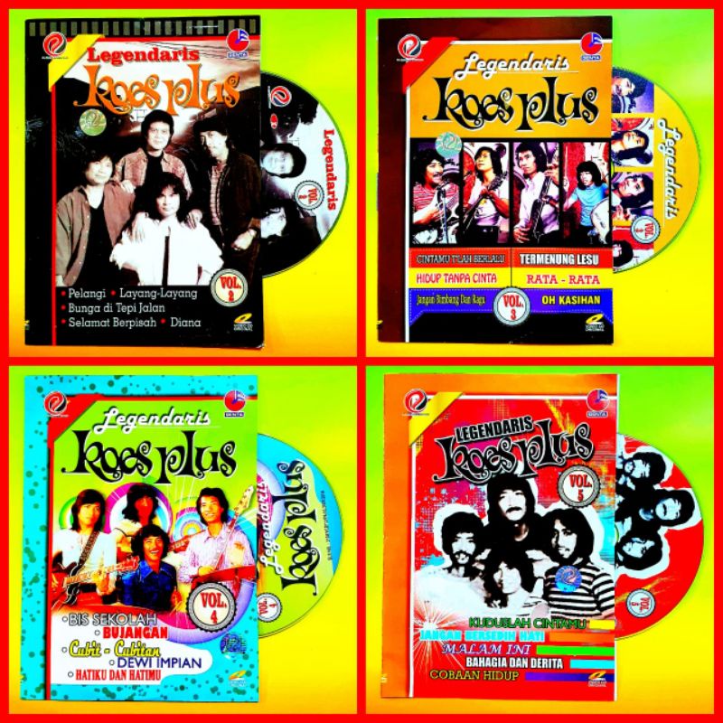 KASET VCD ORIGINAL KARAOKE MUSIK LAGU POP NOSTALGIA KOES PLUS FULL ALBUM LENGKAP KOMPLIT
