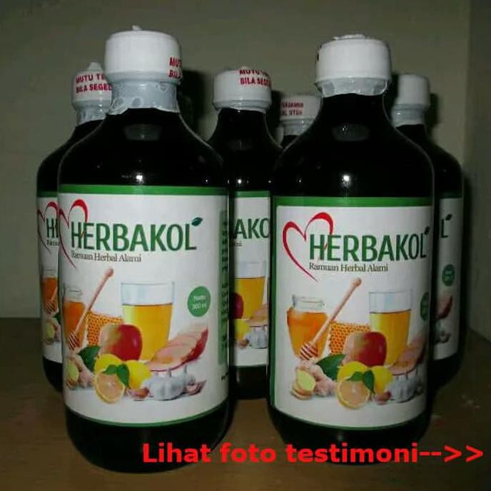 

Jus Herbal Bawang Putih+Jahe+Lemon Import+CukaApel+Madu HERBAKOL 300ml