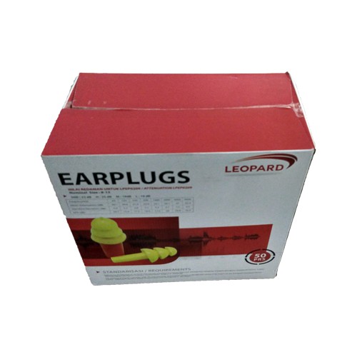 LEOPARD CORDED EARPLUG LPEG 0209