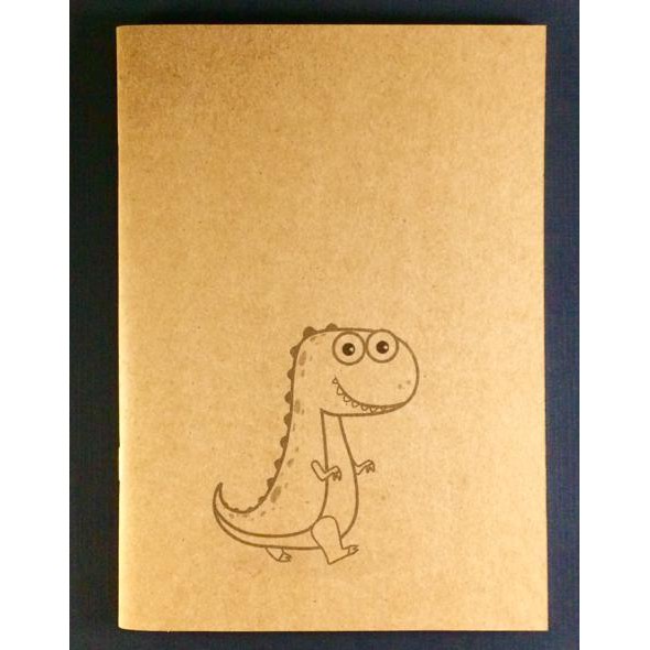 

ITERBATASl buku tulis anak | A5 | kraft | notebook | dinosaurus | bookpaper | IBDLl