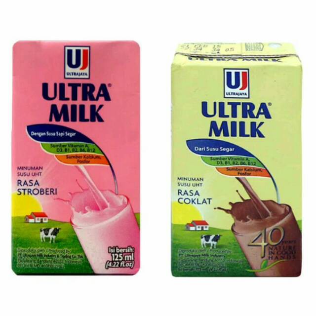 Jual Susu Ultra Milk All Varian 125 Ml Isi 40 Pcs Per Dus Indonesia