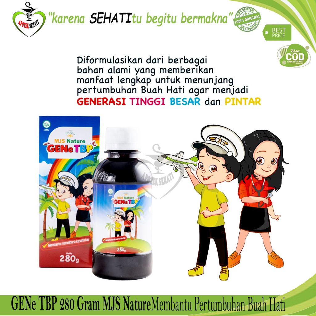 GENE TBP (GeneRArasi Tinggi Besar Pintar) Suplemen Herbal Anak