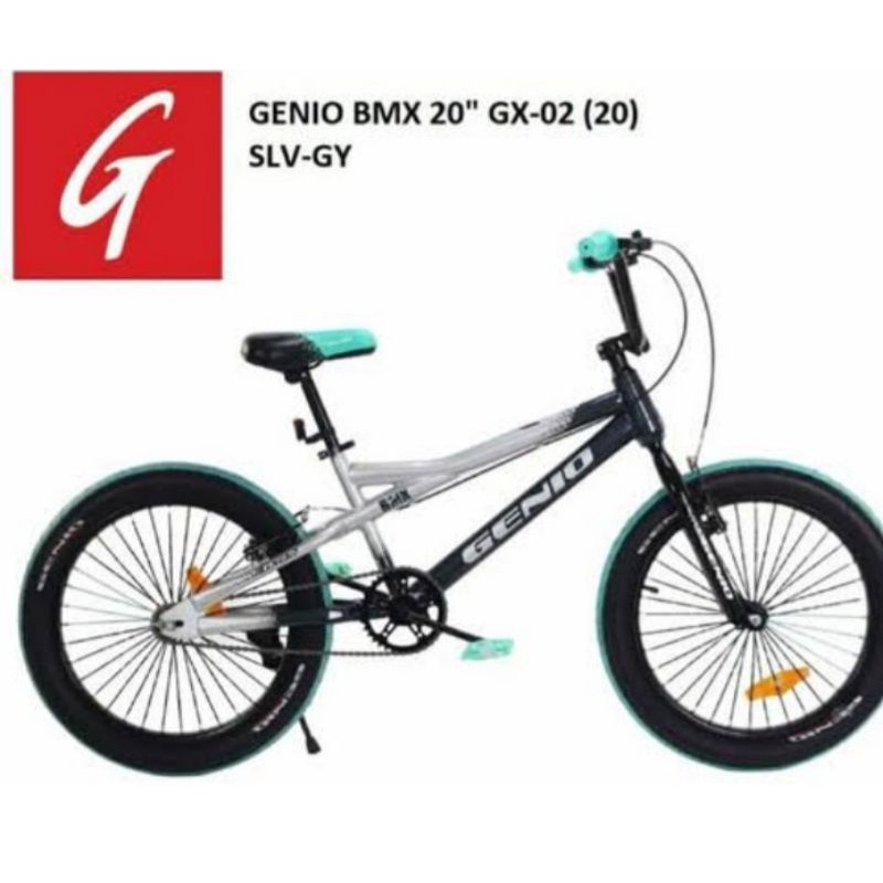 SEPEDA ANAK 20 BMX GENIO GX02 BAN 3.0 BY UNITED