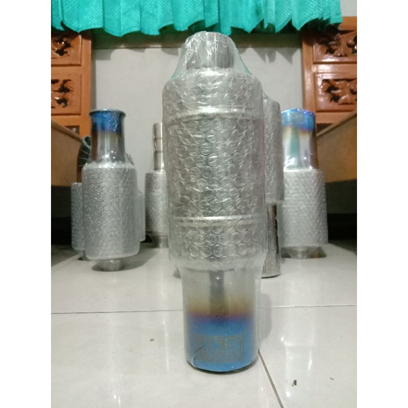 knalpot mobil HKS Pelangi ,Suara NGEBAS 