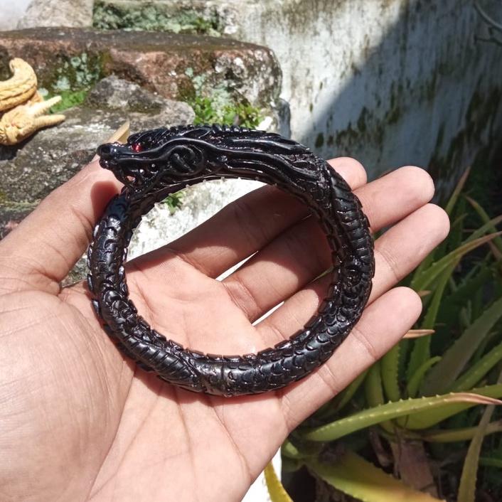 GELANG/gelang akar nahar ukir naga/gelang akar bahar ukir