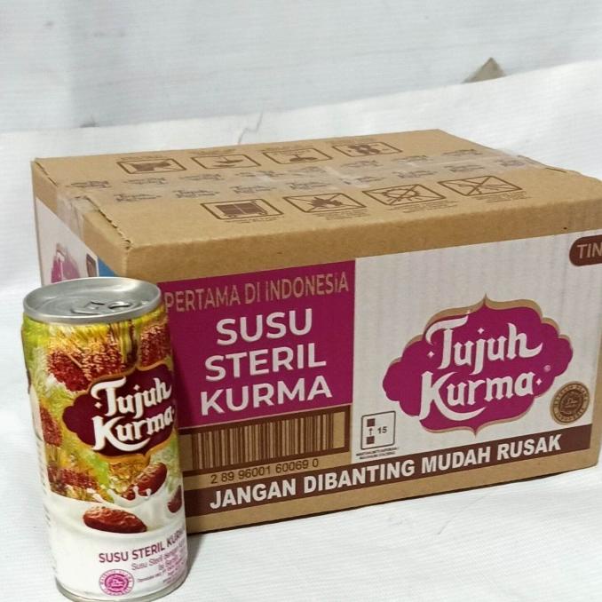 

[COD] (PROMO)Susu Tujuh 7 Kurma Steril segar [200Ml/12Kaleng/1Karton]Bandung [COD]