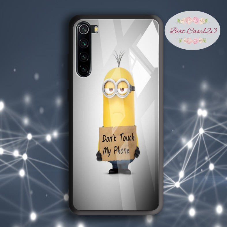 Case casing softcase silikon Gambar Minions back case glass for all type oppo samsung vivo xiaomi realme etc BC6648